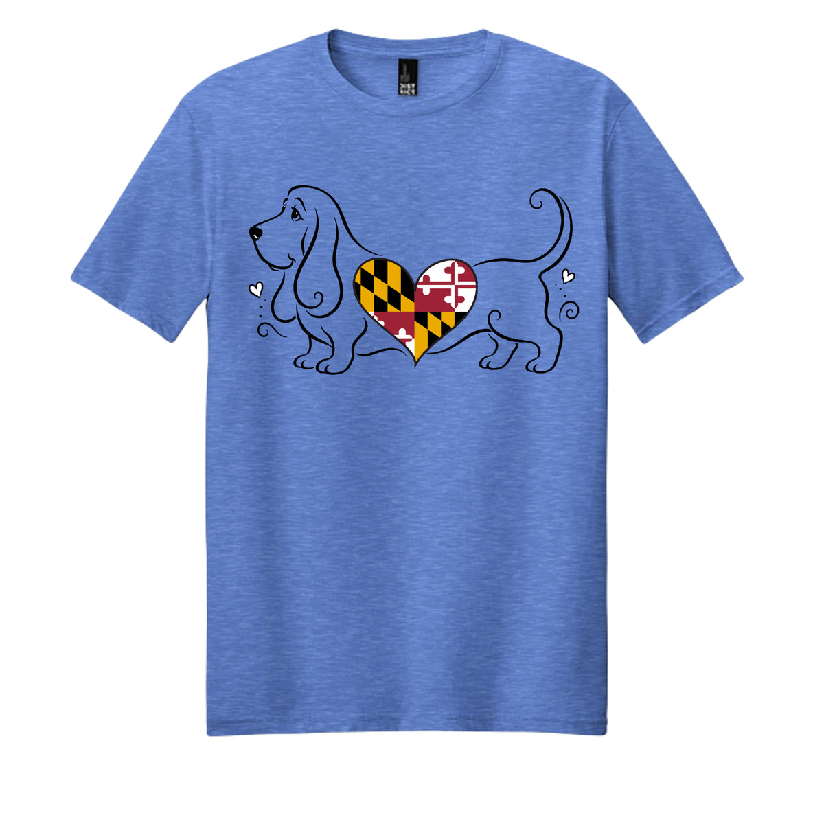Heathered Royal - DM108 - FRONT
